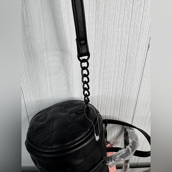 Juicy Couture Rosie Mini Barrel Crossbody Bag in Liquorice Black - Picture 8 of 10